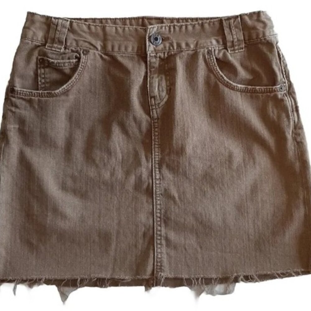 Vintage Gap Khaki Mini Skirt sz 30